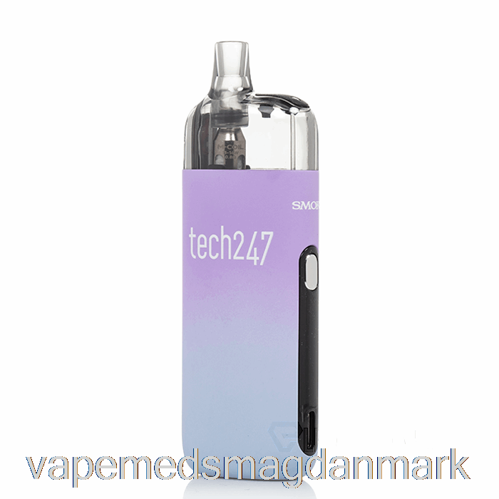 Vape Uden Nikotin Smok Tech247 30w Pod Kit Lilla Blå
